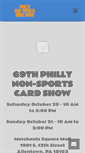 Mobile Screenshot of phillynon-sportscardshow.com