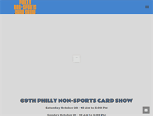 Tablet Screenshot of phillynon-sportscardshow.com